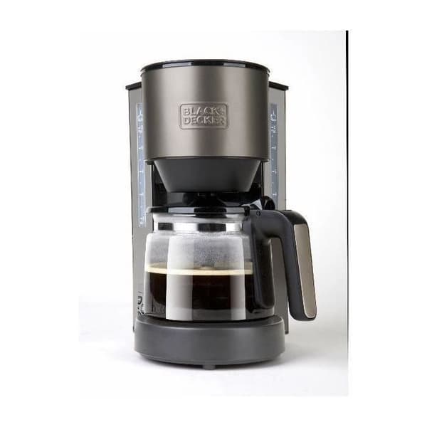 BLACK & DECKER - Filterkaffebryggare - 10 koppar - 870W - rostfritt stål/svart - BXCO870E