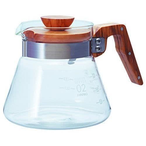 Hario VCWN-60-OV - ELECTROMENAGER - CAFETIERE - i Olivträ 600 ml/kaffesked/Transparent