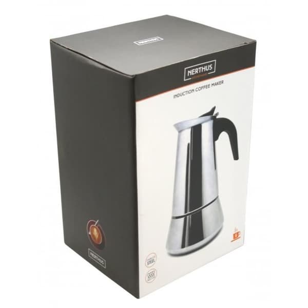 Induktion kaffebryggare - Bouquet Vin - FIH 249 - 6 koppar - Malet kaffe - Avtagbar tank