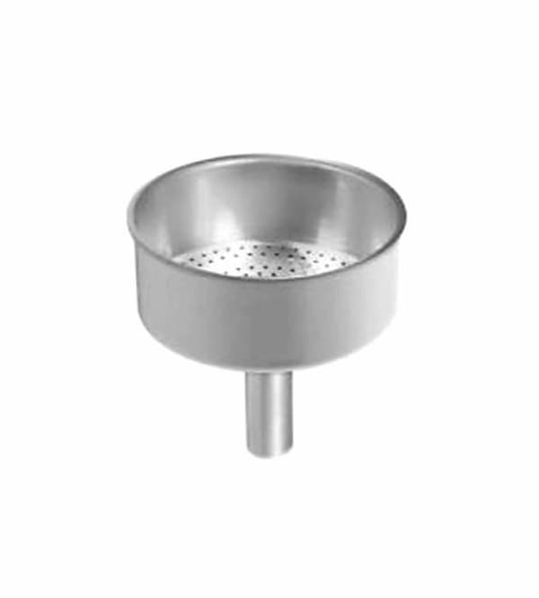 Bialetti Kaffebryggare - 0800102 - Blisterförpackning Aluminiumtratt i rostfritt stål 12,5 x 6,5 x 19 cm