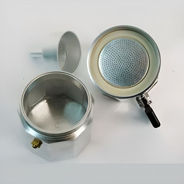 Packningar för 3-kopps italiensk kaffebryggare i aluminium - Ibili - Set med 2 standardpackningar - Grå - kompatibel med flera märken