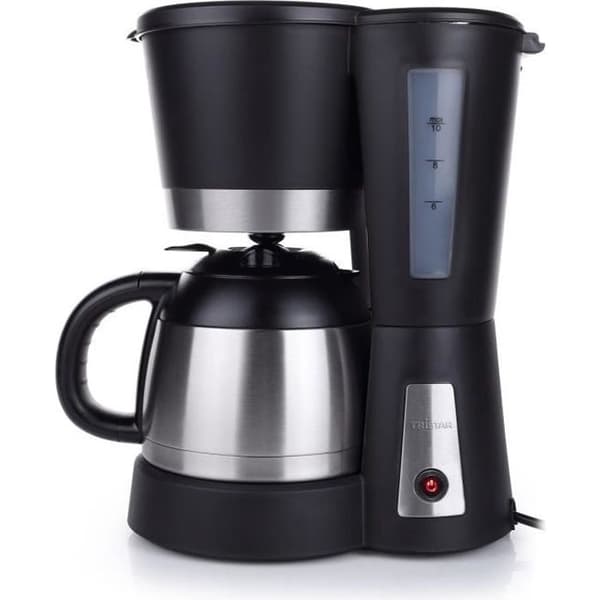 TRISTAR CM-1234 filterkaffebryggare med isolerad kanna - Svart - 800W - 10 koppar