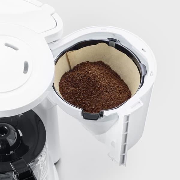 SEVERIN KA4816 filterkaffebryggare - 10 koppar - 1,4 L - 1000 W - Automatisk avstängning - Vit