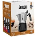 Miniatyrbild 2 av 2: Bialetti New Brikka 2023, Moka-kanna, den enda kaffebryggaren som kan göra krämig espresso, 2 koppar, aluminium och svart