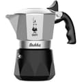Miniatyrbild 1 av 2: Bialetti New Brikka 2023, Moka-kanna, den enda kaffebryggaren som kan göra krämig espresso, 2 koppar, aluminium och svart