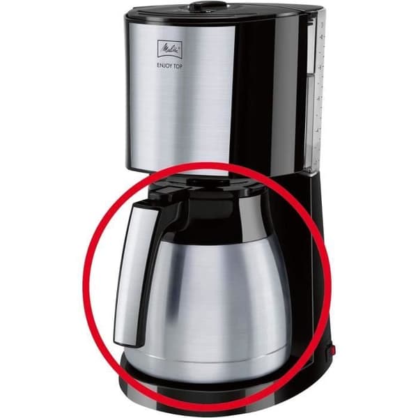 Verseuse isotherm - Melitta - Enjoy Top Therm - 1,25 liter - 10 koppar - Svart