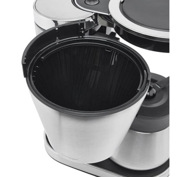 WMF Lumero filterkaffemaskin - 8 koppar - Malet kaffe - Svart, Silver