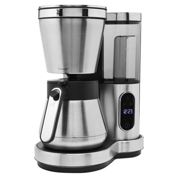 WMF Lumero filterkaffemaskin - 8 koppar - Malet kaffe - Svart, Silver