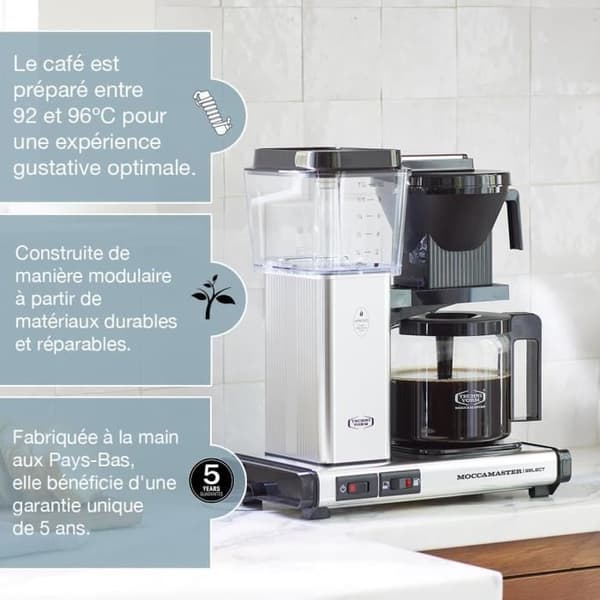 KBG Valt Matt-Vit Cafetière 1,25l - Matt Vit