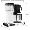 Miniatyrbild 2 av 4: KBG Valt Matt-Vit Cafetière 1,25l - Matt Vit