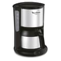 Miniatyrbild 6 av 6: MOULINEX Subito Inox isotermisk filterkaffebryggare, 0,9 L, 8 till 12 koppar, Håller sig varm i 4 timmar, Anti-droppsystem FT360811