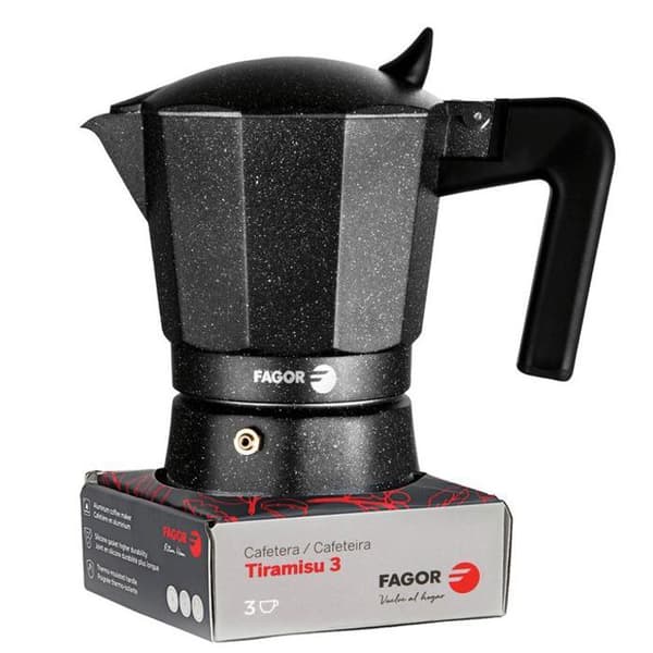 Expresso kaffebryggare - Fagor - Tiramisú - Aluminium - 6 koppar - Glaskeramik, gaskompatibel