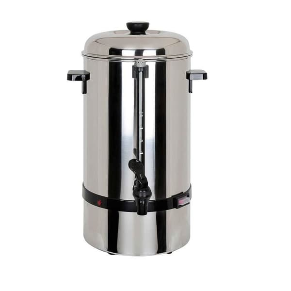 Perkolator 6,5 liter - Saro - Inox - Droppfri kran - Nivåindikator - 40 koppar