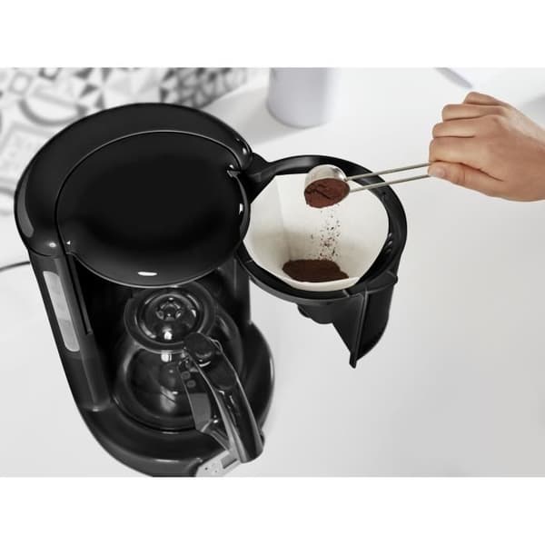 MOULINEX Soleil programmerbar filterkaffebryggare - 10/15 koppar - 1,25 L glaskanna - 1000 W - Svart