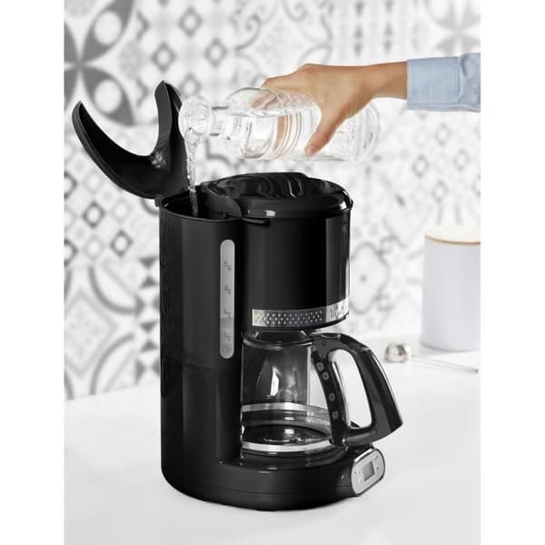 MOULINEX Soleil programmerbar filterkaffebryggare - 10/15 koppar - 1,25 L glaskanna - 1000 W - Svart