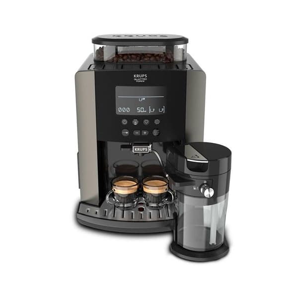Krups EA819E10 automatisk kaffemaskin - Tenngrå - Espresso - 15 bar