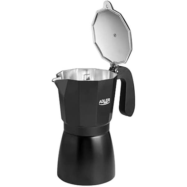 Espressokanna - ADLER - AD 4420 - 9 koppar - 520 ml - Svart