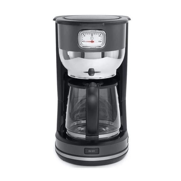Filterkaffebryggare - MUSE - MS220DG - 10 koppar - 1000W - Grå/Inox