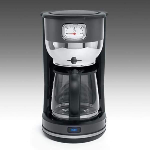 Filterkaffebryggare - MUSE - MS220DG - 10 koppar - 1000W - Grå/Inox