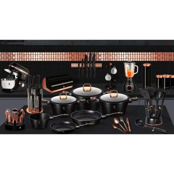 Moka-kanna - BERLINGERHAUS - BH-8562 - 9 koppar - Aluminium - Kompatibel med gas, el, keramik