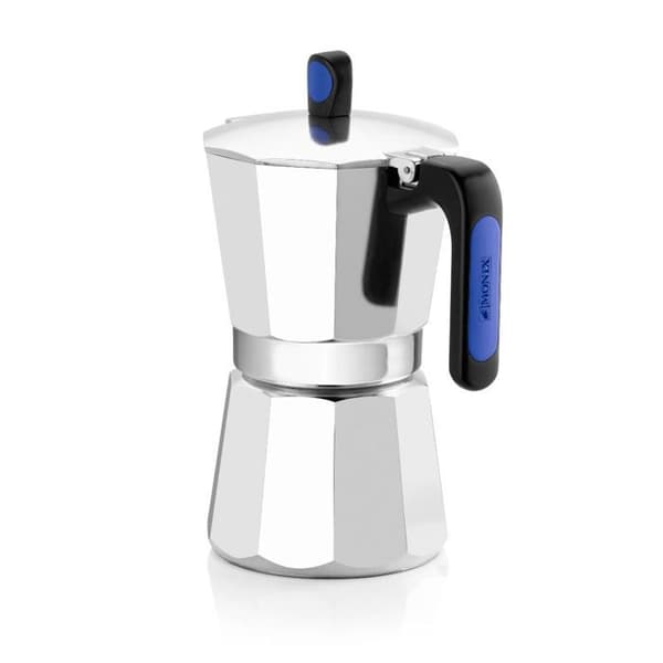Italiensk kaffebryggare - Monix - 23352 - Aluminium - 9 koppar - Tål inte diskmaskin