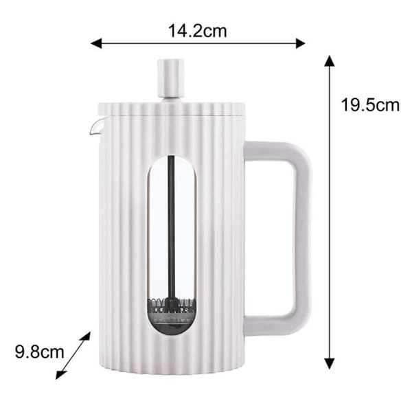 ZAPARZACZ TŁOKOWY TILL KAFFE/TE 600ml KLAUSBERG KB-7748 VIT
