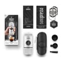 Miniatyrbild 2 av 4: Wacaco Nanopresso Mini espresso-maskin portabel med skyddande fodral, förbättrad version av den lilla resekaffemaskinen, p