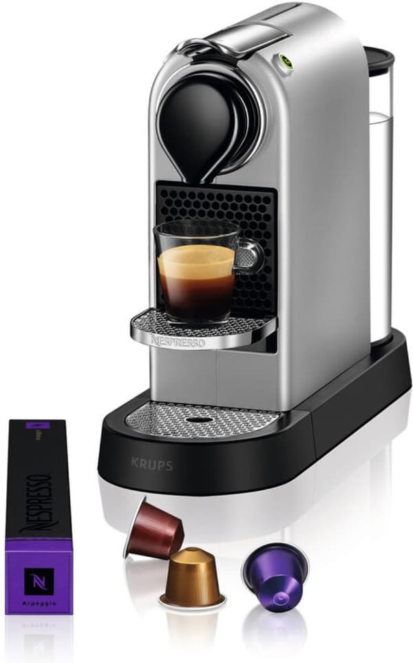 Krups Nespresso Citiz -kapselikeitin, hopea