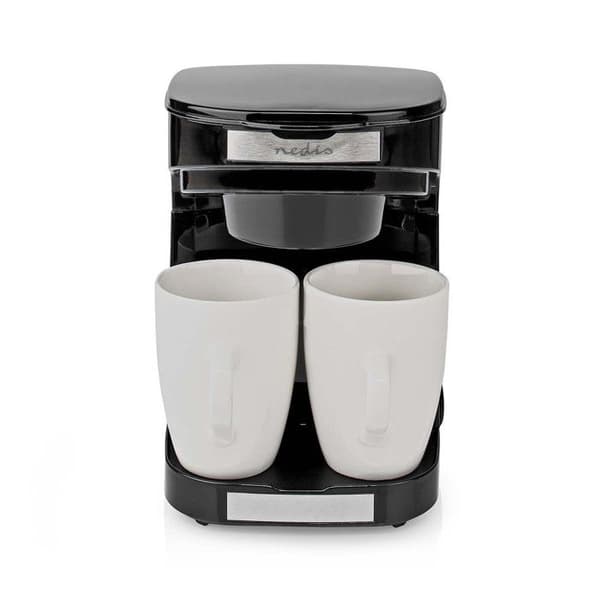 Kaffebryggare - NEDIS - 2 Koppar - 450W - Kompakt - Nylonfilter