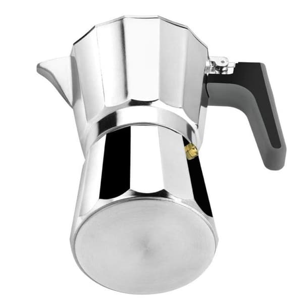 Italiensk kaffebryggare - BRA 8542 - 9 koppar - Aluminium - Silver - Passar alla typer av kök