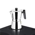 Miniatyrbild 6 av 6: Italiensk kaffebryggare - BRA 8542 - 9 koppar - Aluminium - Silver - Passar alla typer av kök