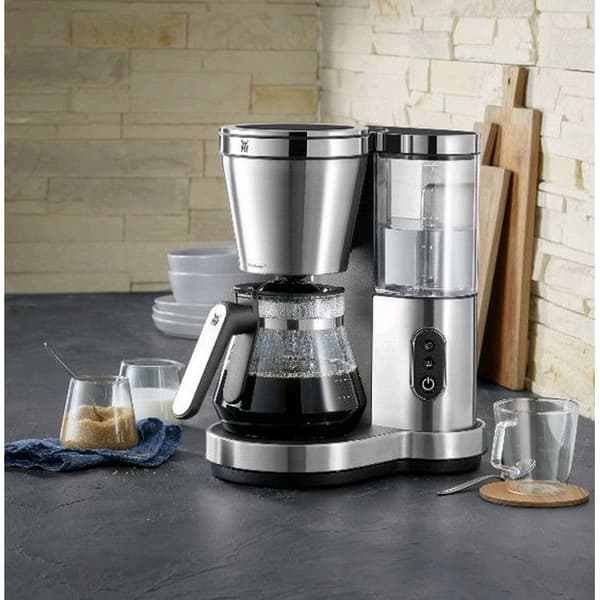 WMF Lono Aroma filterkaffebryggare - 10 koppar - Malet kaffe - Svart, Silver