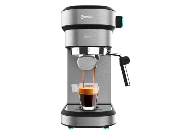 Cecotec 01624, Espressomaskin, 1,2 l, Malat kaffe, 1350 W, Grå