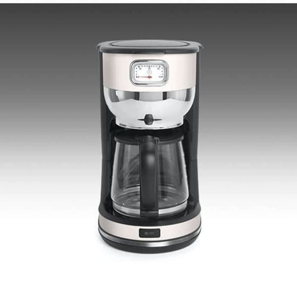Filterkaffemaskin - MUSE - MS220SC - 10 koppar - 1000W - Kräm/Inox