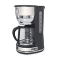 Miniatyrbild 1 av 6: Filterkaffemaskin - MUSE - MS220SC - 10 koppar - 1000W - Kräm/Inox