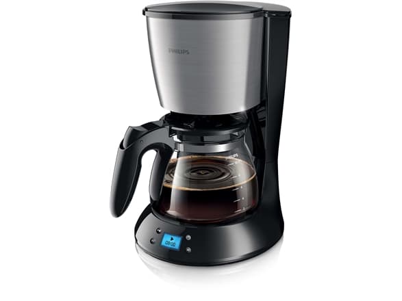 Philips Daily Collection HD7459/20 Kahvinkeitin, Suodatinkahvinkeitin, 1,2 L, Jauhettu kahvi, 1000 W, Musta, Metallinen