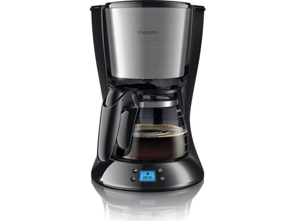 Philips Daily Collection HD7459/20 Kahvinkeitin, Suodatinkahvinkeitin, 1,2 L, Jauhettu kahvi, 1000 W, Musta, Metallinen