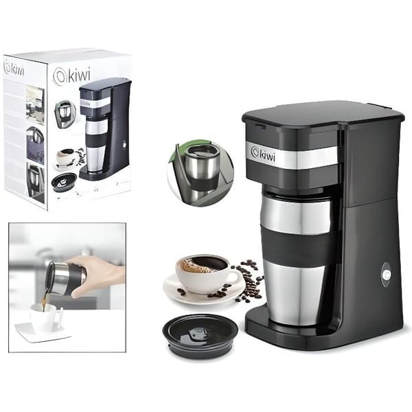 Elektrisk kaffebryggare - Kiwi - KCM-7505 - 750W - 420 ml - Svart