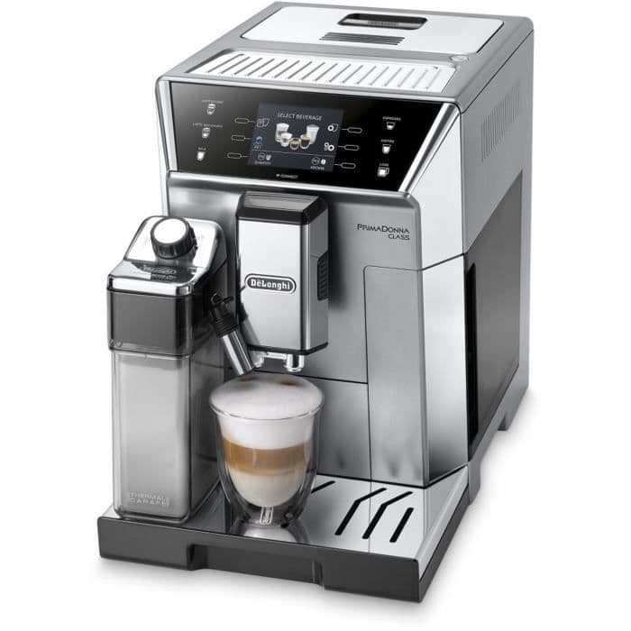DELONGHI ECAM550.75.MS Espressoon kytketty silppuri PrimaDonna Class - harmaa