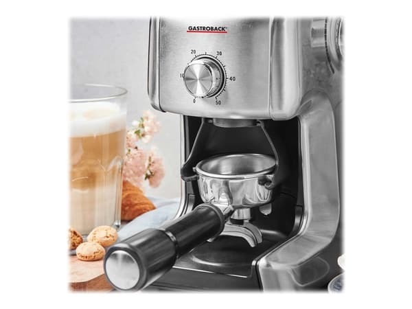 Gastroback Design Advanced Plus 130 W Musta, Ruostumaton teräs