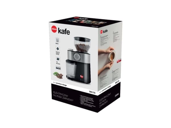 ELDOM MK170 COFFEE, 200 W, 220 - 240 V, 50 Hz, 1,4 kg, 268 mm, 187 mm