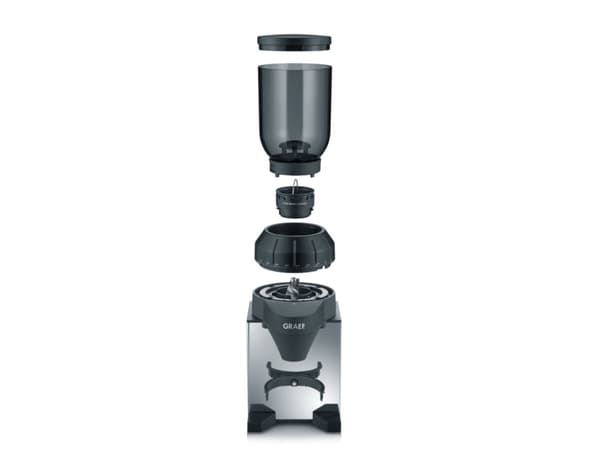 Graef CM820EU CM820EU kaffekvern rustfritt stål, svart stål konisk kvern