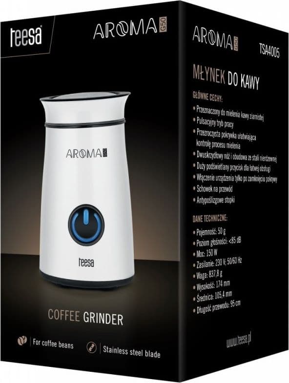 Teesa kahvimylly Aroma-kahvimylly G50-TSA4005