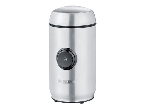 SEVERIN KM 3879 - Krydder/kaffe-kvern - 150 W - børstet rustfritt stål / svart