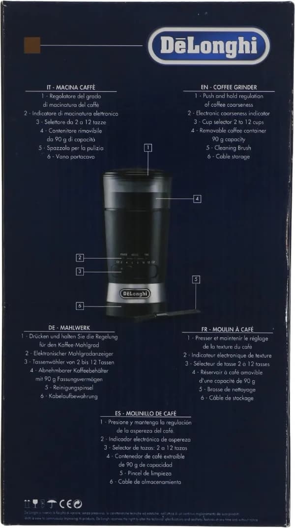 De'Longhi KG210 - Kaffekvern - 70 W