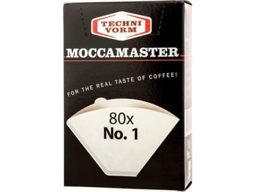 Moccamaster 85090, Kahvinsuodatin, Moccamaster, Valkoinen, Paperi, 80 kpl
