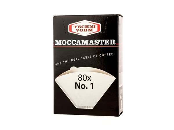 Moccamaster 85090, Kahvinsuodatin, Moccamaster, Valkoinen, Paperi, 80 kpl