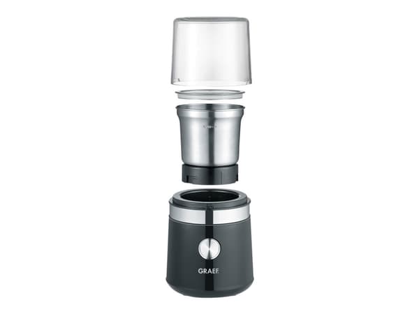Graef Young CM 102 - Kaffekvern - 200 W - svart/rustfritt stål