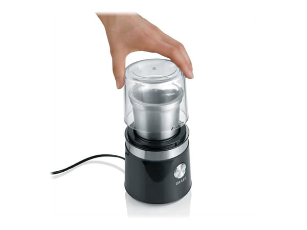 Graef Young CM 102 - Kaffekvern - 200 W - svart/rustfritt stål