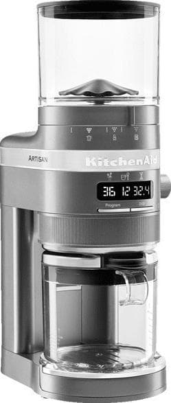 KitchenAid Artisan 5KCG8433EMS - Kaffekvarn - 240 W - medaljongsilver